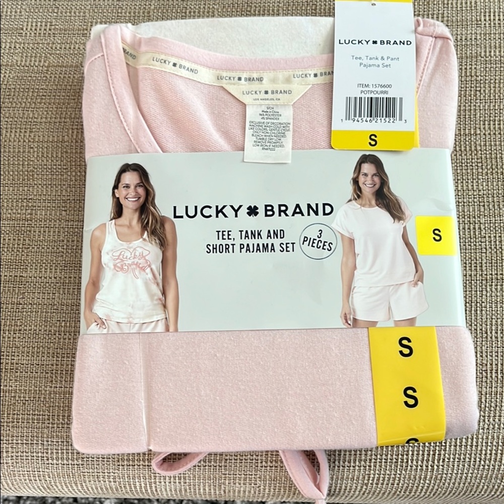 Lucky Brand Pink Pajama Set